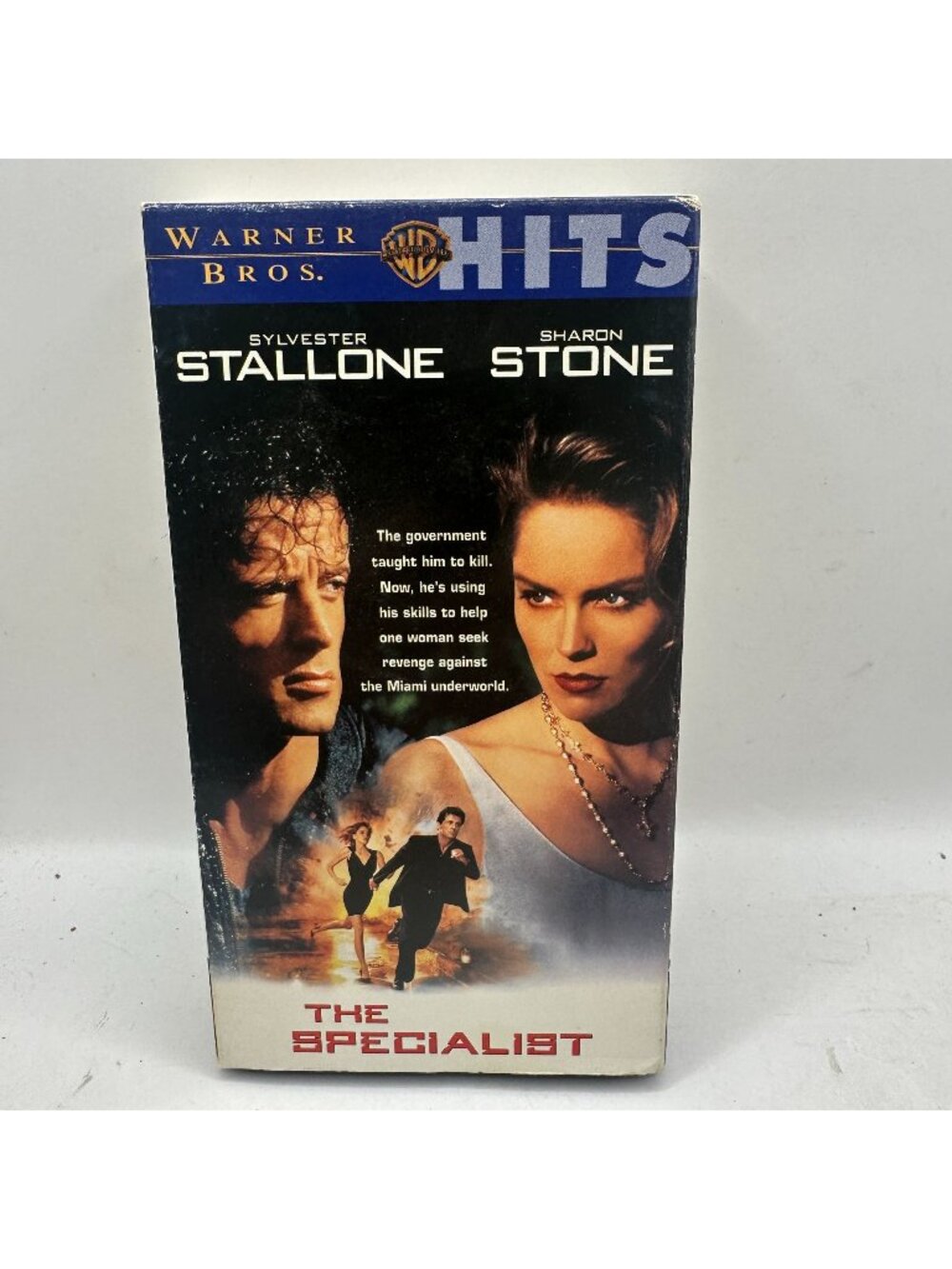 The Specialist VHS 1994 Sylvester Stallone Sharon Stone Warner Bros Hits Action